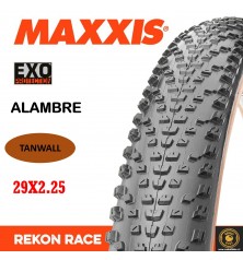 Neumático MAXXIS REKON RACE EXO/TANWALL 29x2.25 Alambre