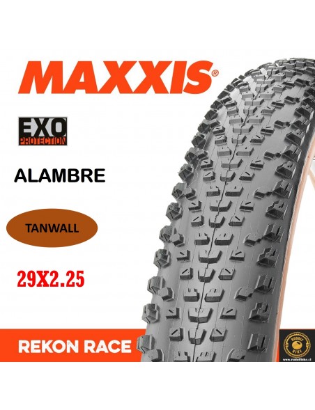 Neumático MAXXIS REKON RACE EXO/TANWALL 29x2.25 Alambre