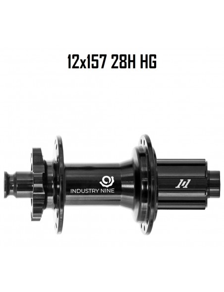 Maza INDUSTRY NINE 101 28H 12x157 HG Negra