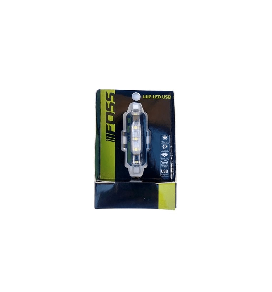Luz delantera Foss USB 30 Lumens
