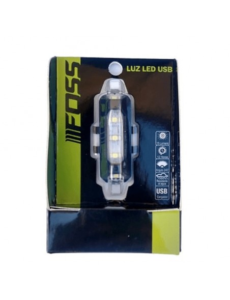 Luz delantera Foss USB 30 Lumens