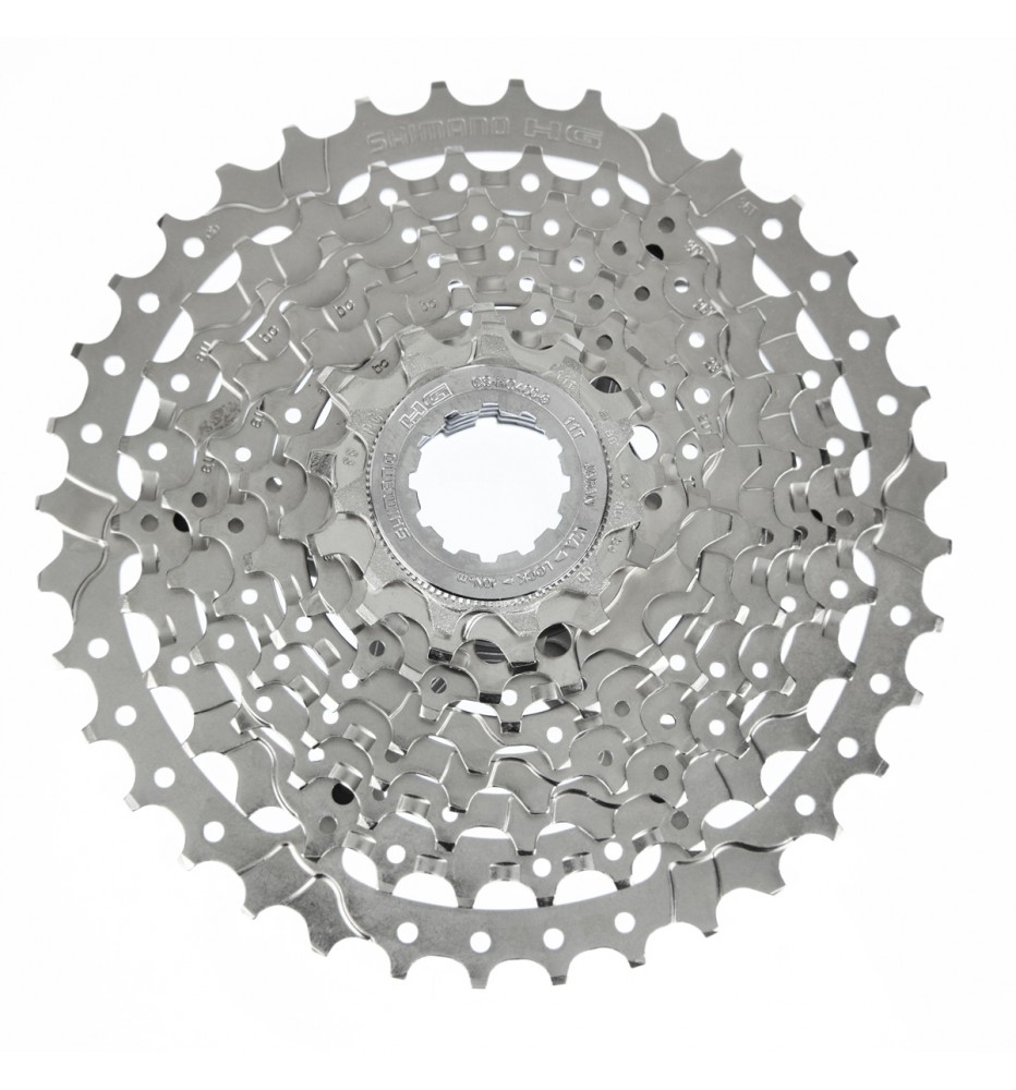 Piñon SHIMANO HG 9V CS-HG400-9 11-36 Plateado Piñon SHIMANO HG 9V CS-HG400-9 11-36 Plateado
