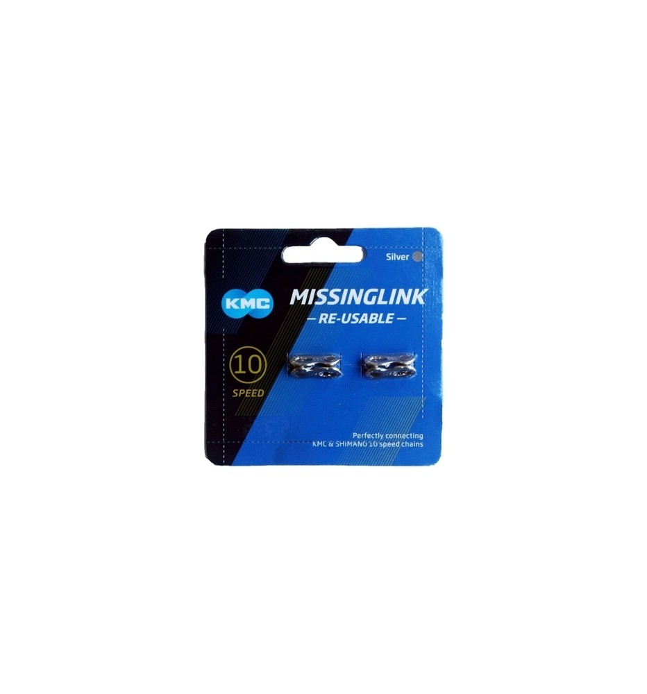 Eslabón rápido KMC MissingLink 10R 2 PCS Eslabón rápido KMC MissingLink 10R 2 PCS