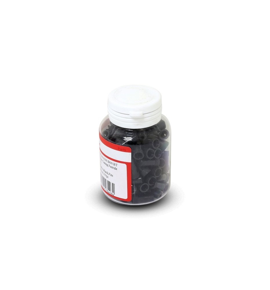 Terminal plástico Sunrace 5mm (100u) negro Terminal plástico Sunrace 5mm (100u) negro