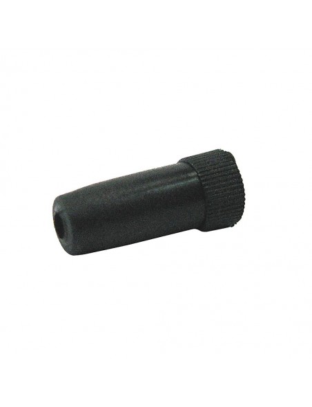 Terminal plástico Sunrace 5mm (100u) negro