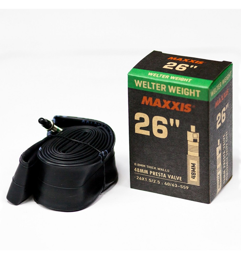 Camara Maxxis 26x1.50/2.50 Válvula Francesa Camara Maxxis 26x1.50/2.50 Válvula Francesa