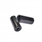 Terminal torneado Sunrace aluminio 5mm (50u) negro