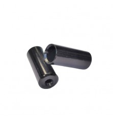 Terminal torneado Sunrace aluminio 4mm (50u) negro