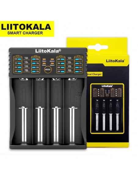Cargador de pilas 18650 Llitokala