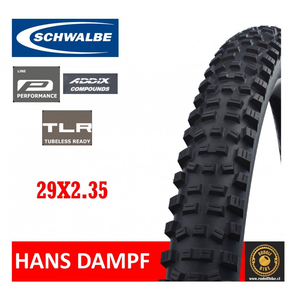 Neumático Schwalbe HANS DAMPF TwinSkin ADDIX 29x2.35