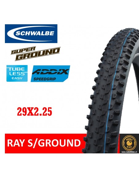 Neumático Schwalbe RACING RAY S/Ground ADDIX SpeedGrip 29x2.25