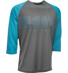 Jersey FLY RACING RIPA 3/4 SLEEVE BLUE/CHARCOAL GREY