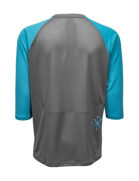 Jersey FLY RACING RIPA 3/4 SLEEVE BLUE/CHARCOAL GREY