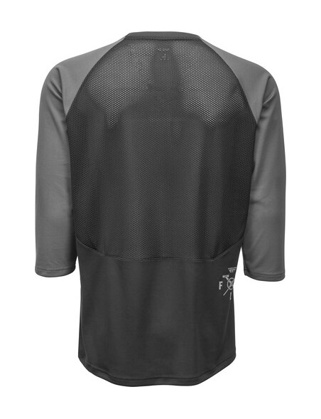 Jersey FLY RACING RIPA 3/4 SLEEVE BLACK/CHARCOAL GREY