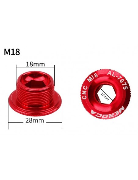 Tornillo de Fijación bielas de Aluminio M18 Negro