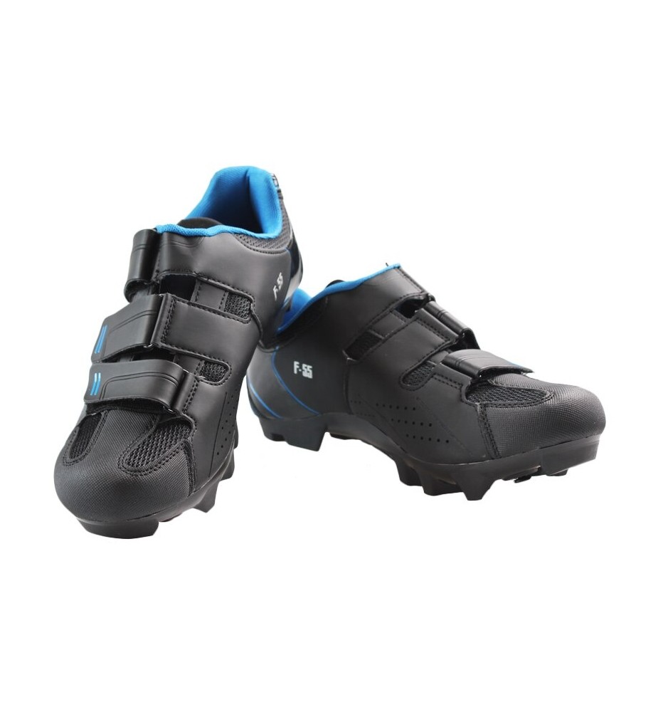 Zapatillas MTB FLR F-55 NEGRA/LINEA AZUL Zapatillas MTB FLR F-55 NEGRA/LINEA AZUL