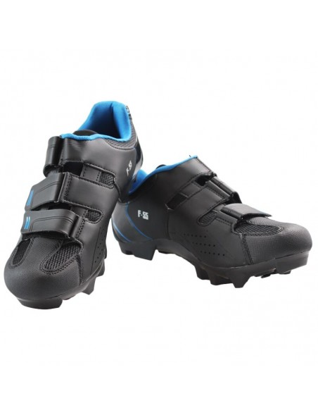 Zapatillas MTB FLR F-55 NEGRA/LINEA AZUL