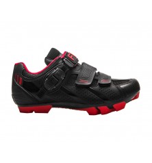 Zapatillas MTB FLR F-65 NEGRA LINEA ROJA