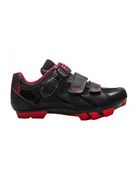 Zapatillas MTB FLR F-65 NEGRA LINEA ROJA