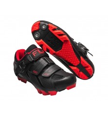 Zapatillas MTB FLR F-65 NEGRA LINEA ROJA