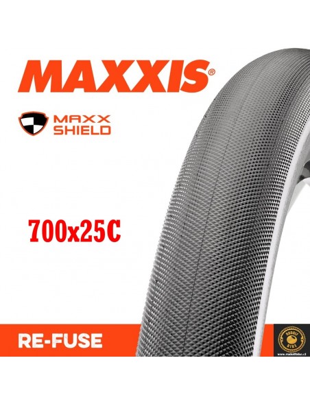 Neumático MAXXIS KEVLAR 700X25C RE FUSE MAXXSHIELD