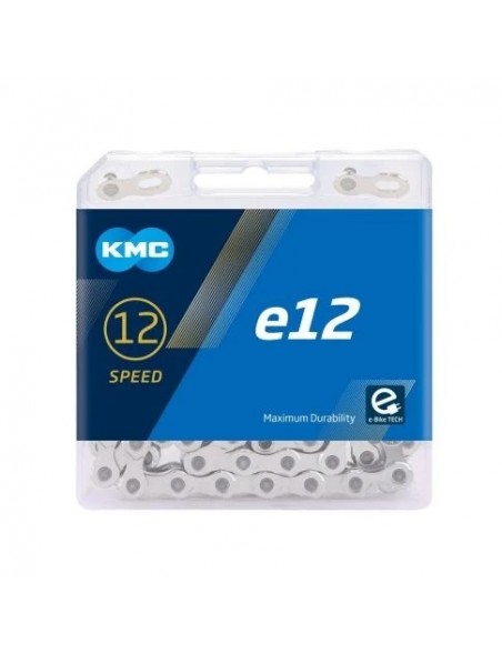 Cadena KMC E12 12V SILVER 130L