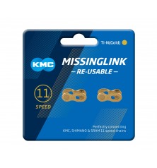 Eslabón rápido KMC MissingLink 11R 2 PCS Gold