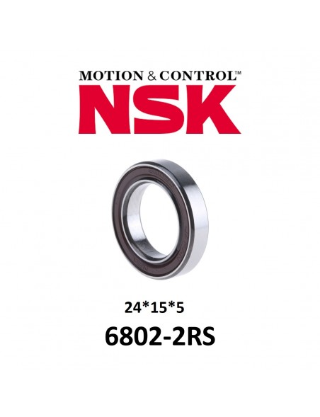 Rodamiento Sellado NSK 6802-2RS