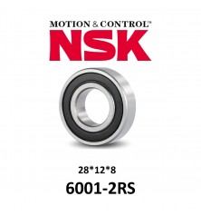 Rodamiento Sellado NSK 6001-2RS