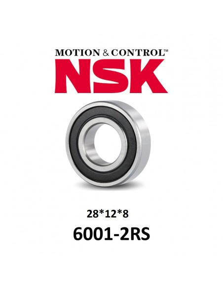 Rodamiento Sellado NSK 6001-2RS