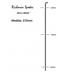 Rayo RICHMAN SR14 J-BEND BLACK 272mm