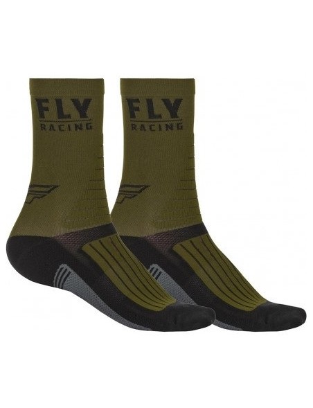 Calcetín FLY FACTORY RIDER GREEN/BLACK/GREY