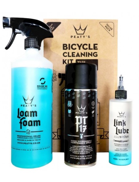 Kit de Limpieza Detergente, Mantención y lubricación Peaty´s