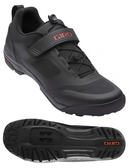 Zapatillas GIRO VENTANA FASTLACE BLACK/DARK SHADOW