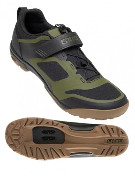 Zapatillas GIRO VENTANA FASTLACE BLACK/OLIVE