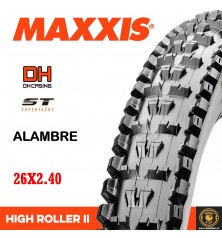 Neumático Maxxis High Roller II 26X2.40 ST/DH Alambre