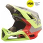 Casco Integral FOX Proframe MIPS Tuk Gris/Amarillo/Rojo