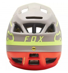 Casco Integral FOX Proframe MIPS Tuk Gris/Amarillo/Rojo