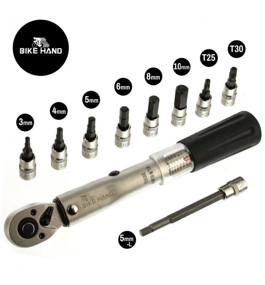 Llave de Torque 1/4 2-24nm BIKE HAND Llave de Torque 1/4 2-24nm BIKE HAND