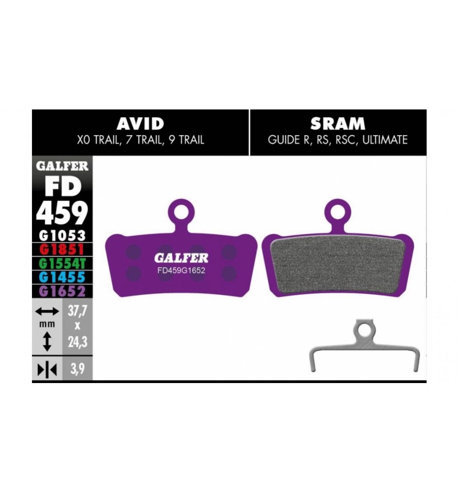 Pastillas Galfer Sram Guide R, RS, RSC, Ultimate, G2 E-bike Pastillas Galfer Sram Guide R, RS, RSC, Ultimate, G2 E-bike