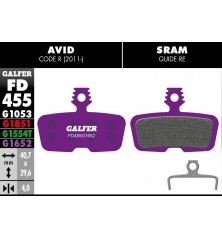 Pastillas Galfer Avid Code R 2011 E-BIKE