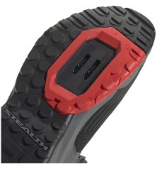 Zapatillas FIVETEN SPD TRAILCROSS CLIP-IN Negro/Gris/Rojo