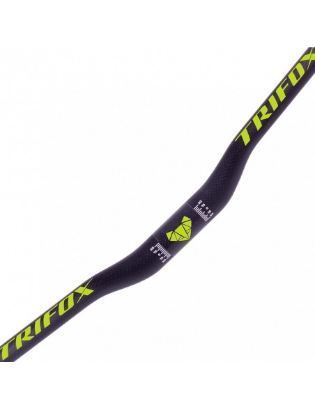 Manubrio Carbono TRIFOX RHB300 31.8x740 R18 GREEN