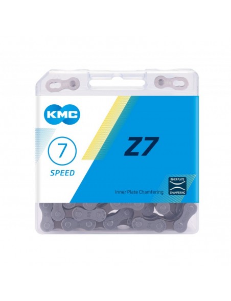 Cadena KMC Z7 7-SPEED GREY/BROWN 116L