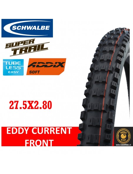Neumático Schwalbe EDDY CURRENT FRONT S/Trail/TLE/ADDIX Soft 27.5x2.80