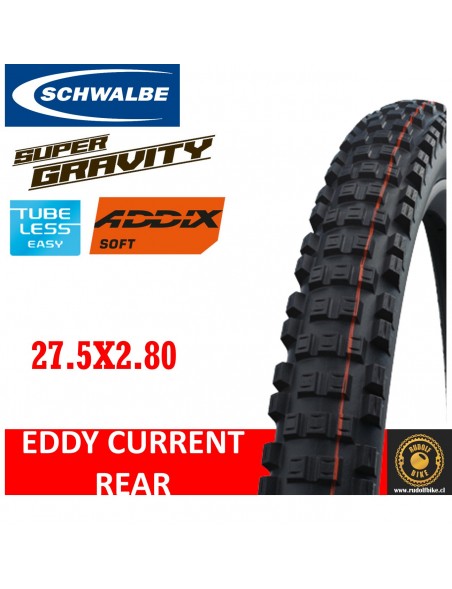 Neumático Schwalbe EDDY CURRENT REAR S/Gravity/TLE/ADDIX Soft 27.5x2.80