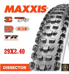 Neumático Maxxis Dissector DD/ TR /WT/3C Maxx Grip 29x2.40