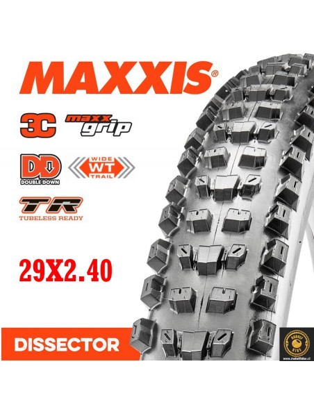 Neumático Maxxis Dissector DD/ TR /WT/3C Maxx Grip 29x2.40