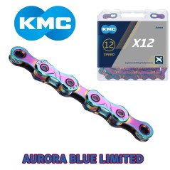 Cadena KMC X12 12V Aurora Blue 126L