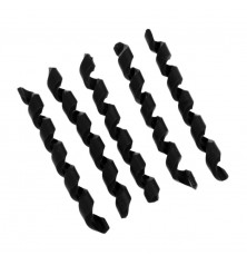 Set 5 Protector para cables Espiral Anti-fricción Negro